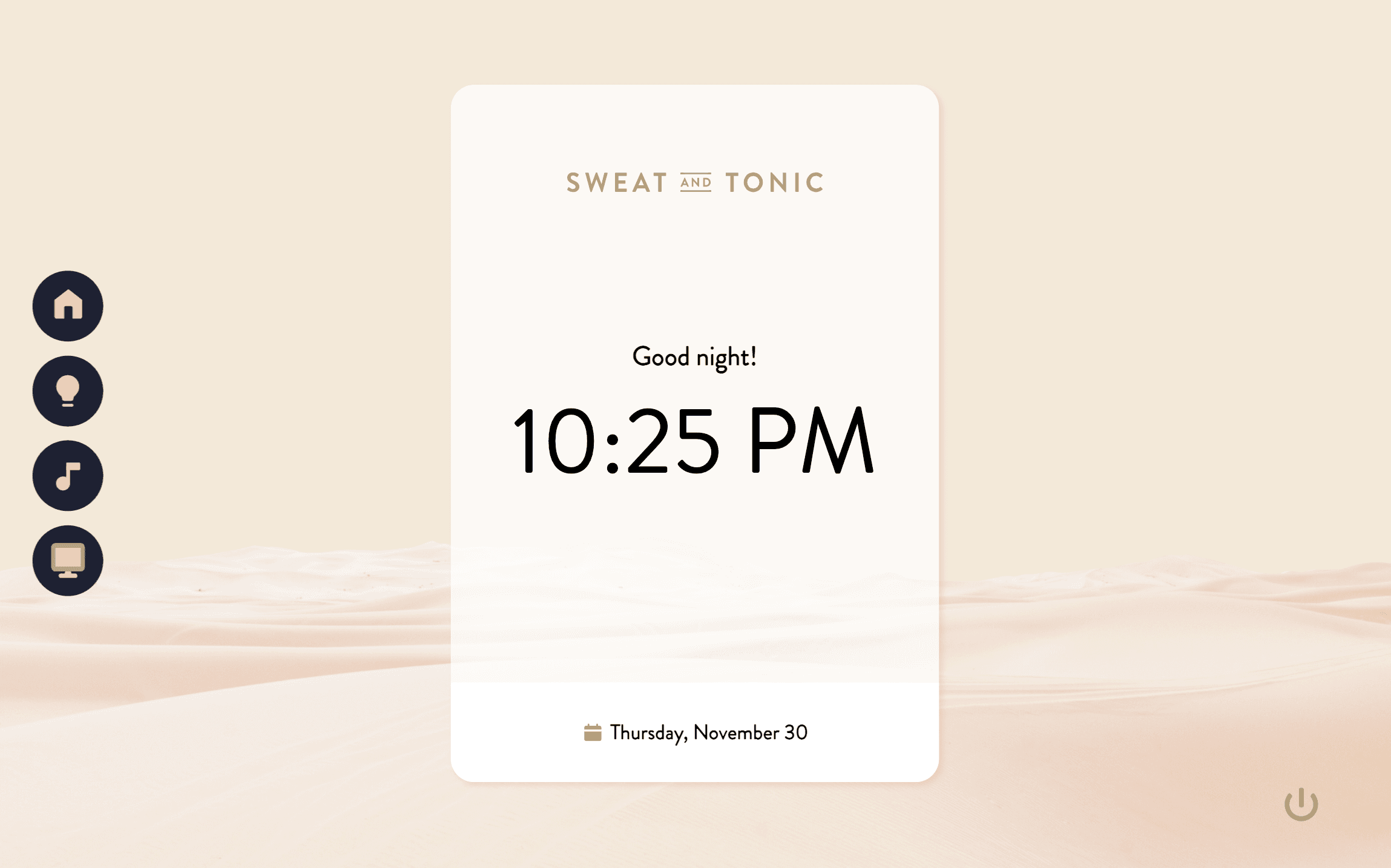 Sweat and Tonic